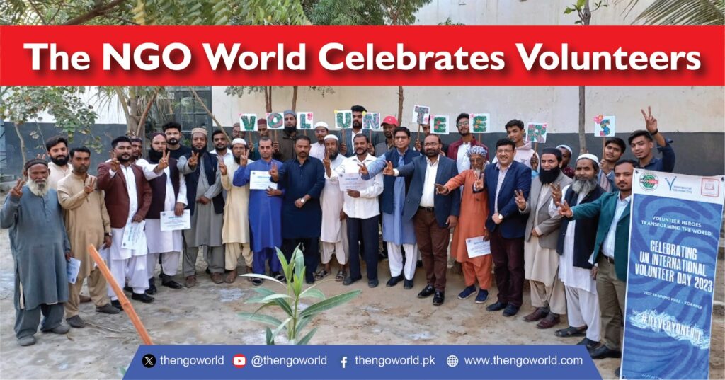 The NGO World Recognizes Unsung Heroes on International Volunteers Day 2023