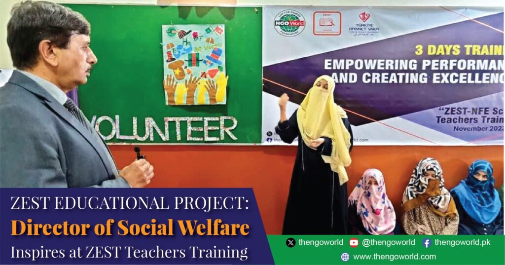 ZEST Educational Project: Director of Social Welfare Inspires at ZEST Teachers Training