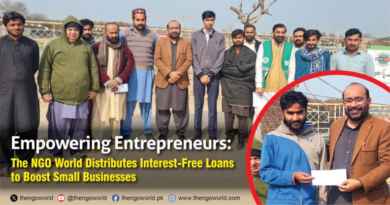 Empowering Entrepreneurs: The NGO World Distributes Interest-Free Loans to Boost Small Businesses
