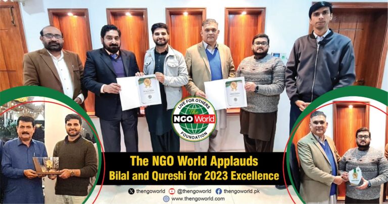 The NGO World Applauds Bilal and Qureshi for 2023 Excellence