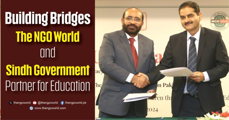 Building Bridges NGO World and Sindh Government Partner for Education